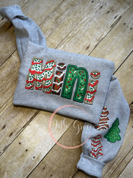 Mini Sweatshirt - FAUX Embroidery