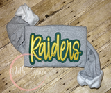 Custom Mascot Appliqué Embroidered Sweatshirt