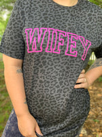 Mama, Wifey, Nurse Puff Leopard Tees