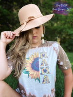 Sunflower Mama Bleached Tee