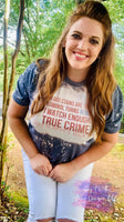 True Crime Bleached Tee