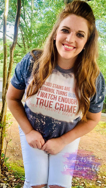 True Crime Bleached Tee