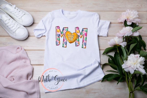 Personalized Mom Valentine Tee