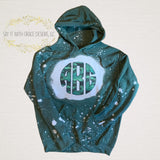 Camo Monogram Bleached Hoodie