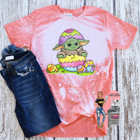 Baby Yoda Bleached Tee