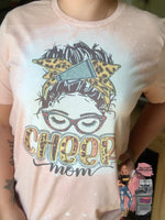 Cheer Mom Bleached Tee