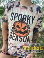 Spooky Season Acid Wash Tee