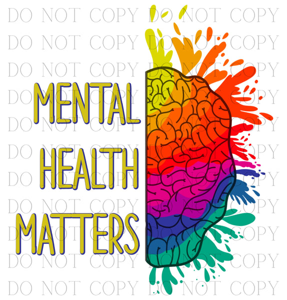Mental Health Matters - DIGITAL DESIGN DOWNLOAD