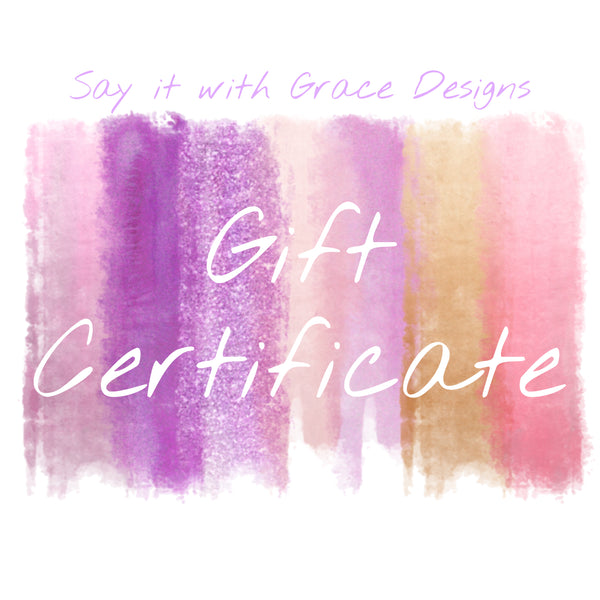 Gift Certificate