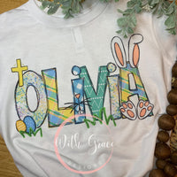 Personalized Name Easter Tee