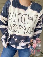 Witchy Woman Bleached Sweatshirt