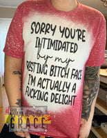 I’m a fucking delight Bleached Tee