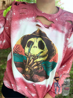 Jack Skellington/Freddy Distressed Sweatshirt