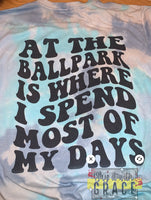 At the Ballpark Tie Dye Tee